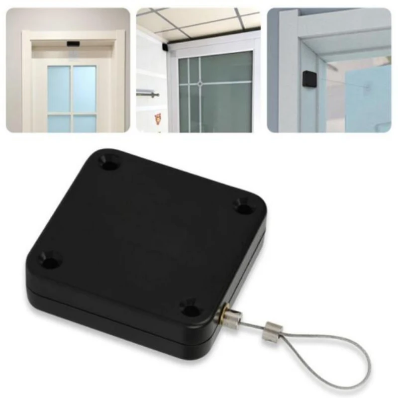Automatic Door Closer 500g-1000g Tension Punch-Free Adjustable Door Closing Device door closer
