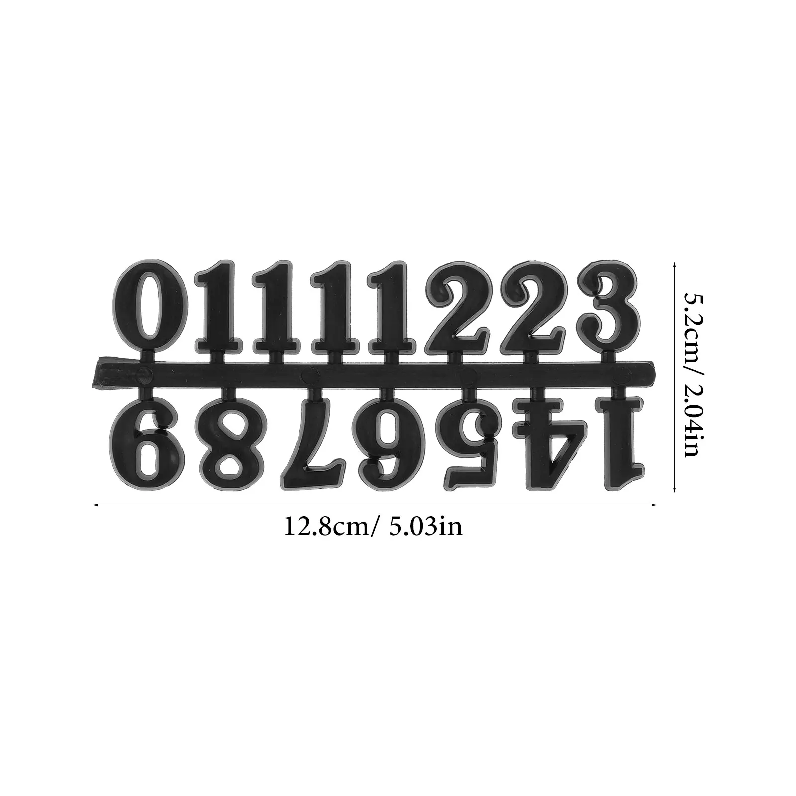 Arabic Numerals Handmade Restore Digital Repair Tools Clock Numerals Accessories Arabic Number Quartz Clock Parts 5Pcs