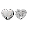 Fit Original Pan Charm Bracelet 925 Silver Brother Sister I Love you To The Moon and Back Bead For Making Women Berloque 2024 4