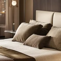 Superbe lit Double King Size, Look moderne, Solutions De rangement cachées, ascenseur, chambre à coucher, décor De Casal, meubles sans effort 2