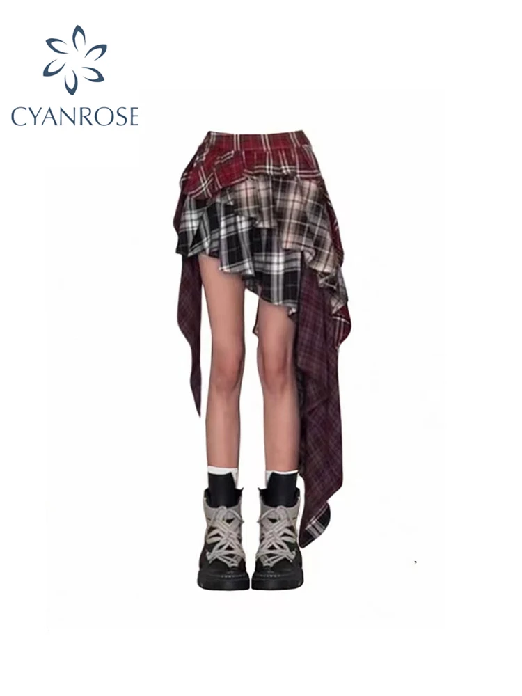 ★韓国人気★Angelnumber555★buckle tartan skirt Tartan Holic Skirt by Angelic Pretty