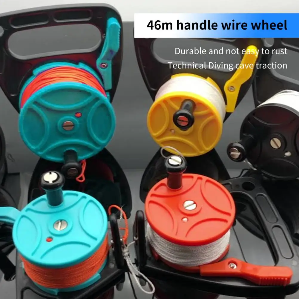 150ftLineSMBDiveWreckCaveDivingReelwithHandleThumbStopper