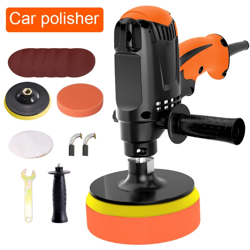 Electric Car Polisher Professional 980w Car Polishing Machine Six Gears Adjustable Speed Car