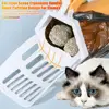 Cat Litter Shovel Scoop，with Trash Container，Cat Litter Shovel，Portable Poop Scooper，Kitty Litter Sifter，with Waste Dispenser 3