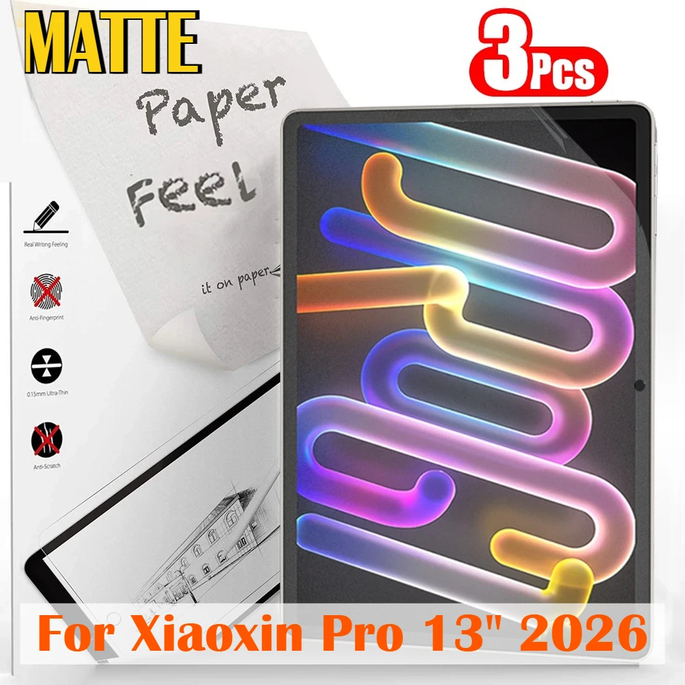 Matte Paper-Feel Screen Protector Set, Scratch Proof, 3-Pack