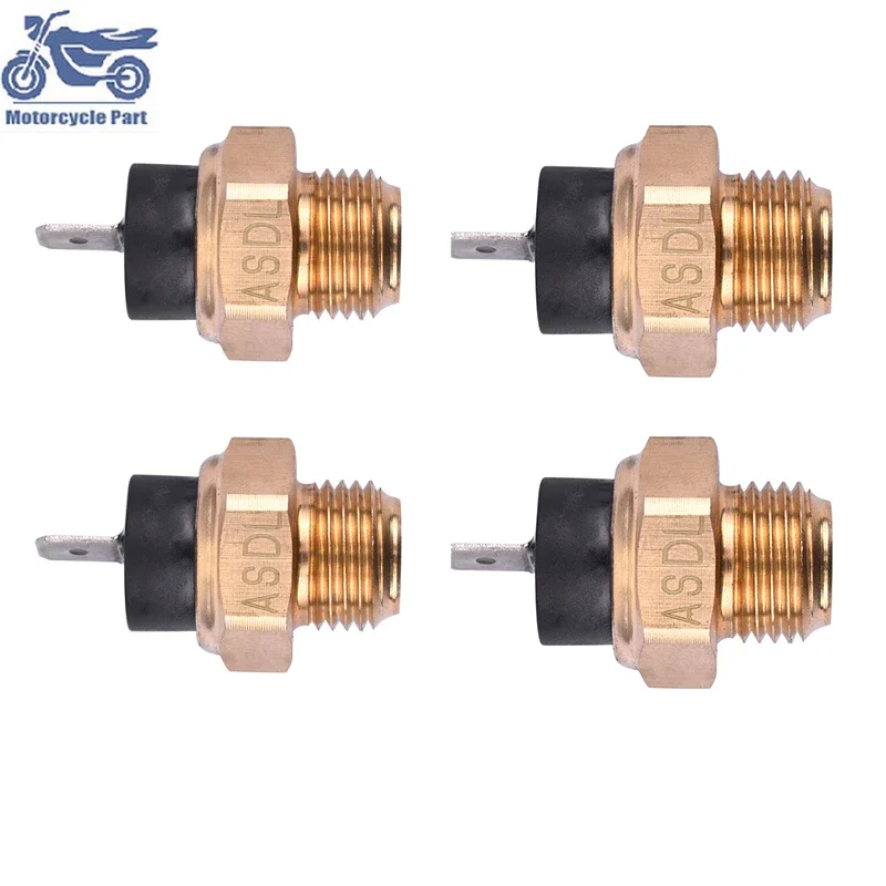 1/2/4Pcs Motorcycle Water Radiator Fan Thermostat Detect Switch ...