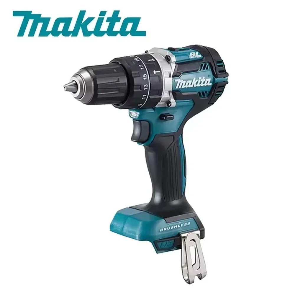 Makita DHP487 Screwdriver Cordless Percussion Drill 18V Electric Variable Speed Brushless Motor Impact Power Tools Power Drill