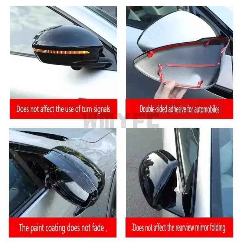 Produktbild von Spiegelkappen Für XPeng G6 2024 2025 ABS Auto Rückspiegel Gehäuse Abdeckung Schutz Seite Tür Flügel Spiegel Kappe