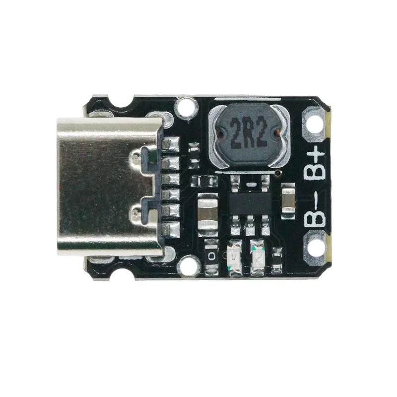 보호 기능이 있는 5V 출력 부스트 18650 type-C를 갖춘 미니 리튬 배터리 충전 모듈