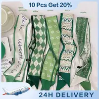 Women Lightweight Simulation Silk Stylish Hair Scarf For Women Thin Stylish Outfit High Demand Spring/summer Fashionable Narrow 1