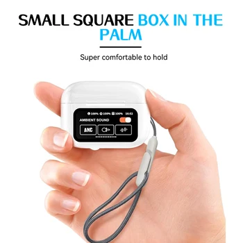 Bluetooth headphones multifunctional touch screen ANC noise reduction ultra-long life in-ear wireless headphones 3