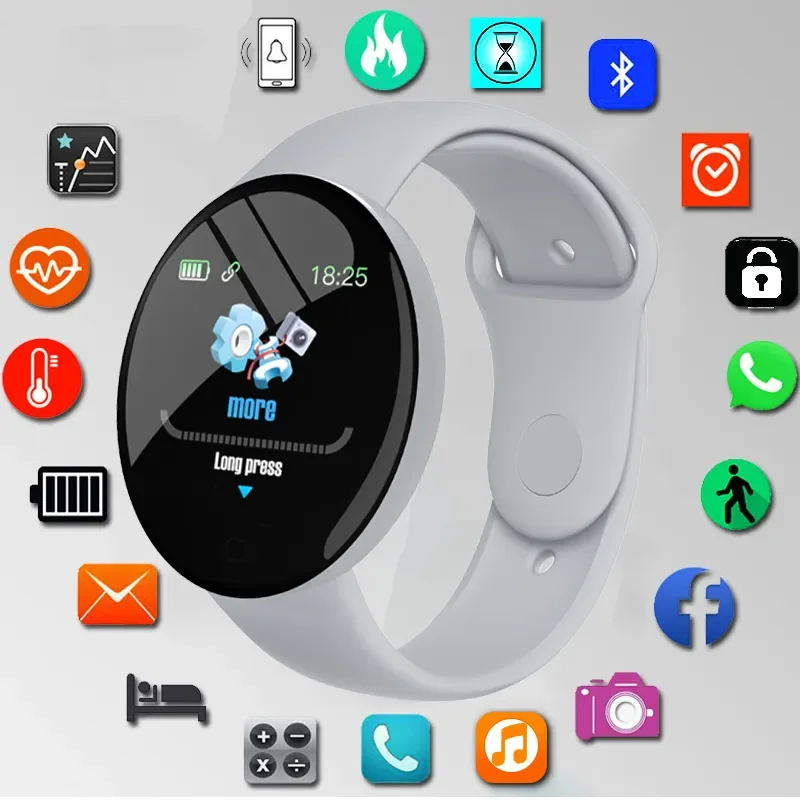 D30 Smart Watch Men Blood Pressure Smartwatch Impermeabile Donna Cardiofrequenzimetro Fitness Tracker Sport Relojes Inteligentes