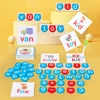 Wooden CVC Word Spelling Games, 2 in 1 Mathematical Operations And Alphabet Spelling Toys, Montessori Toy for Preschool Kids 1