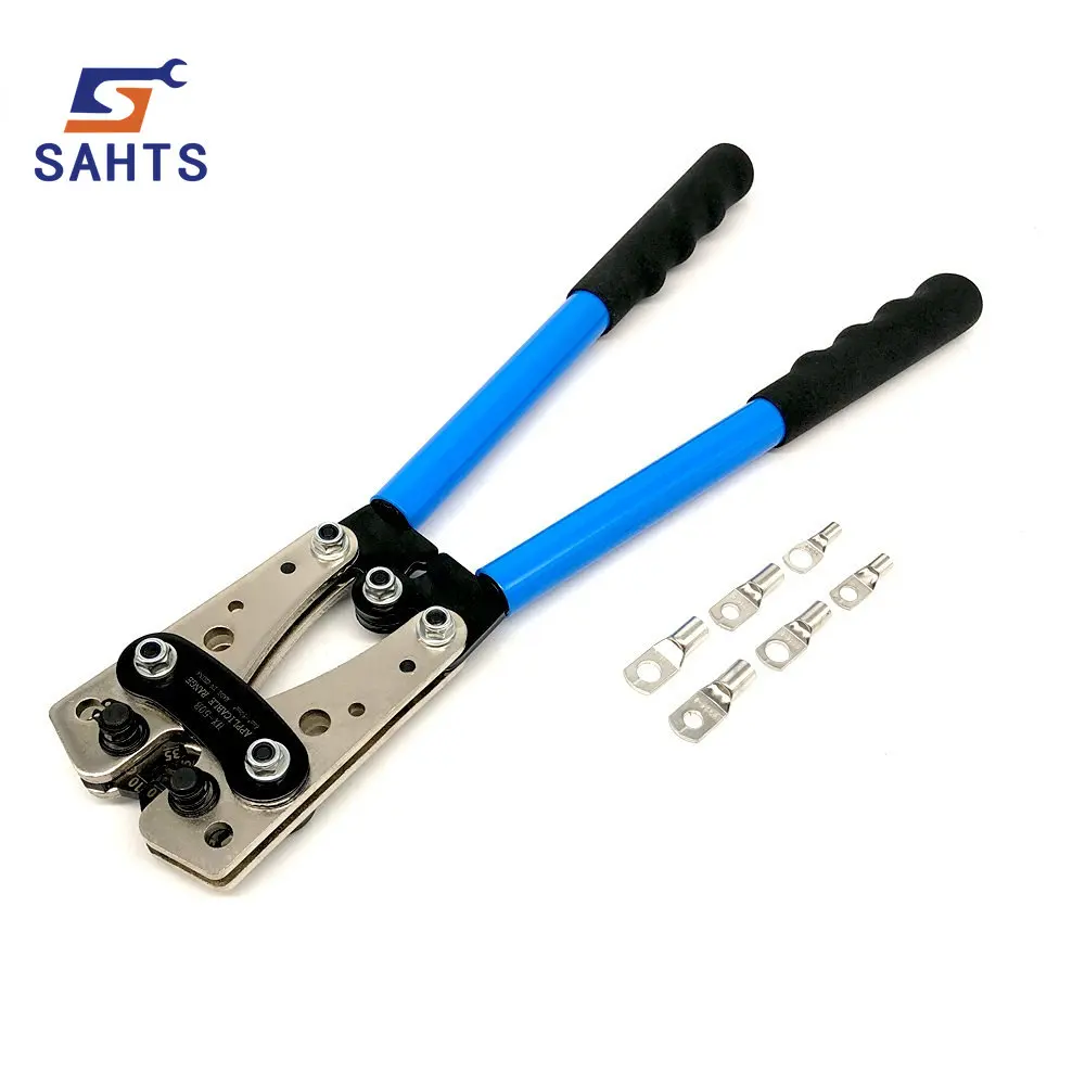 

SAHTS Hand Tools Cable Crimping Pliers HX-50B 6- 50mm2 AWG 8 -1/0 Suitable For Cable Lug Automobile Copper Ring Terminal Clamper