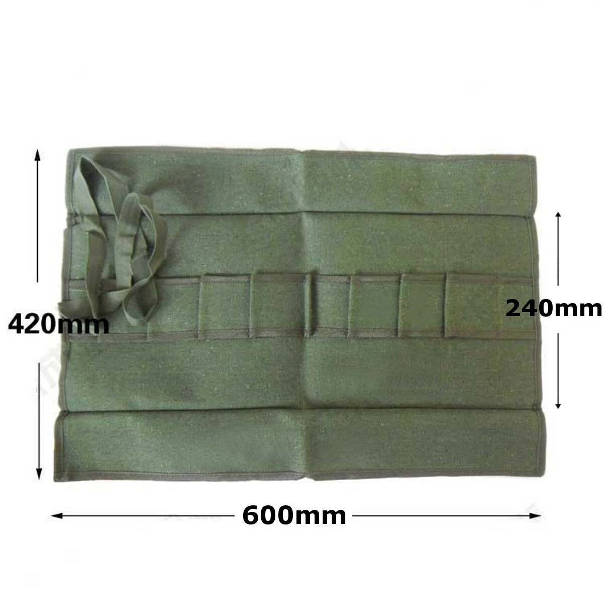 600x430Mm Japanese Bonsai Tools Storage Package Roll Bag Canvas Tool Set Case bonsai tools bag