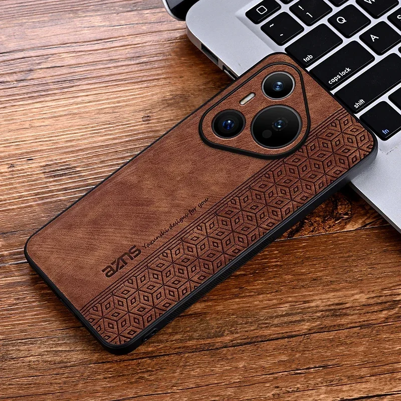 EUCAGR PU Leather Elite Shockproof Cell Phone Case - Premium Protection Series