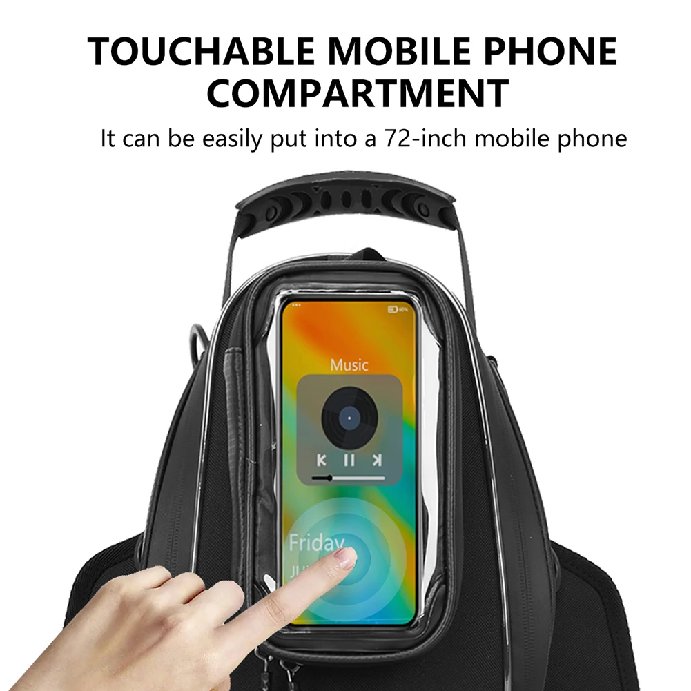 Universal Motorcycle Tank Bags Luggage Cell Phone Navigation Support GPS Side Bag Leg Waterproof Saddle Bag