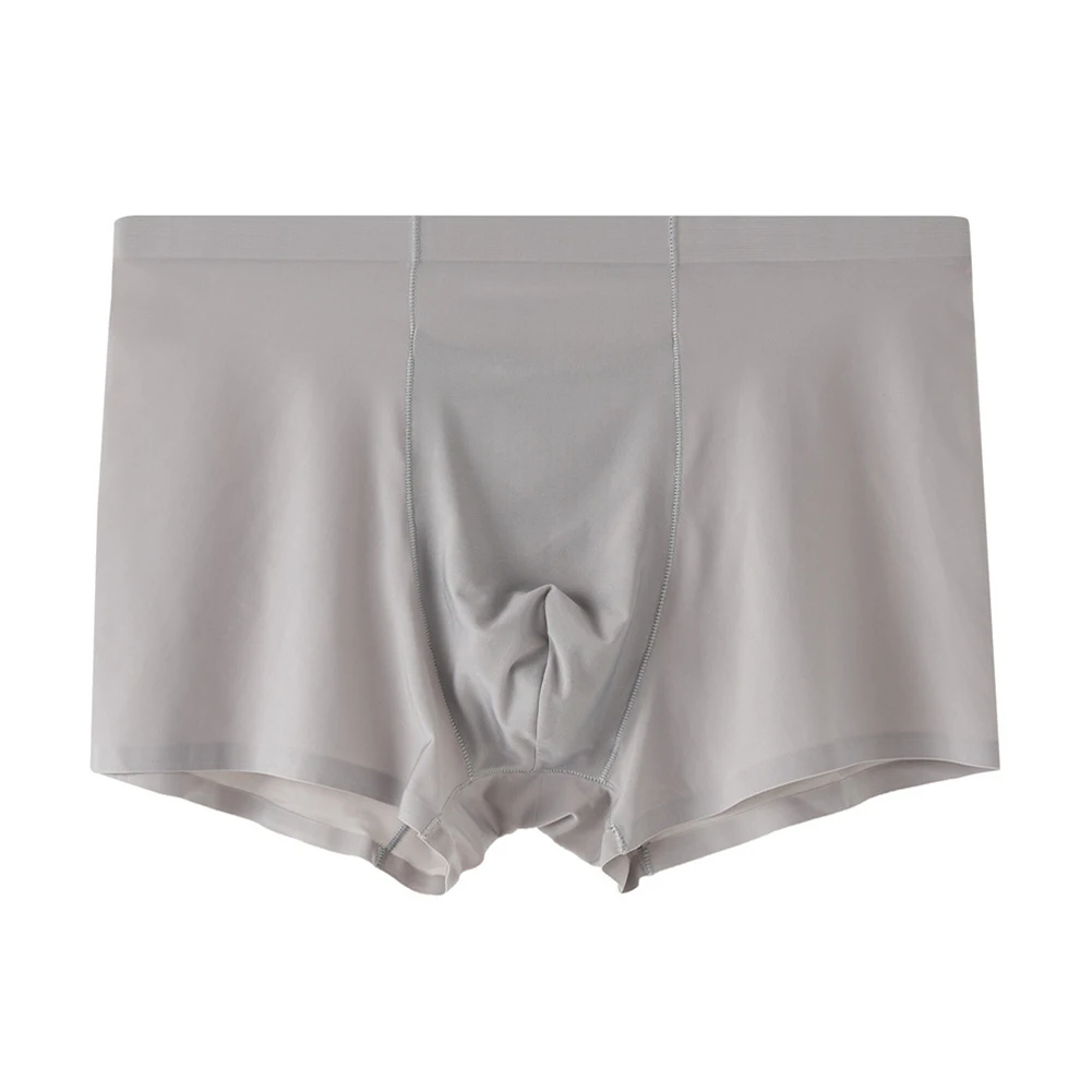 

Brand New Mens Boxer Trunks Underwear All Seasons Bikini Breathable Briefs Comfy Ice Silk Male Man Pouch Shorts