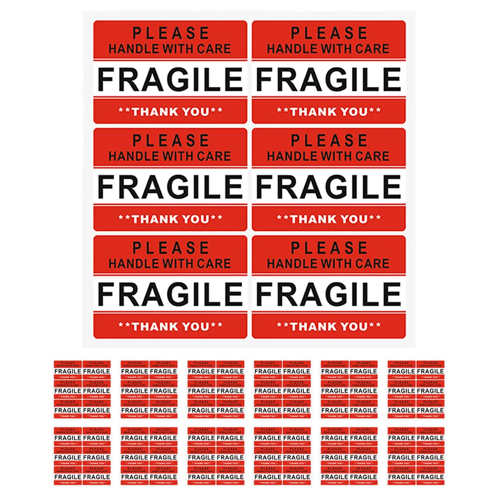 

20 листов, хрупкие наклейки с логотипом