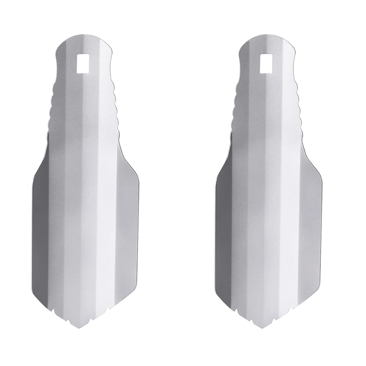 BAAU 2X Pure Titanium Ultralight Potty Trowel Outdoor Compact Poop Shovel/Trowel Multi Tool for Hiking Camping and Survival