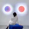 Moodmoon paper wall lamp dimmable Creative Colorful Wall light for Living Room bedroom Cafe Background  Designer wall lamp 2