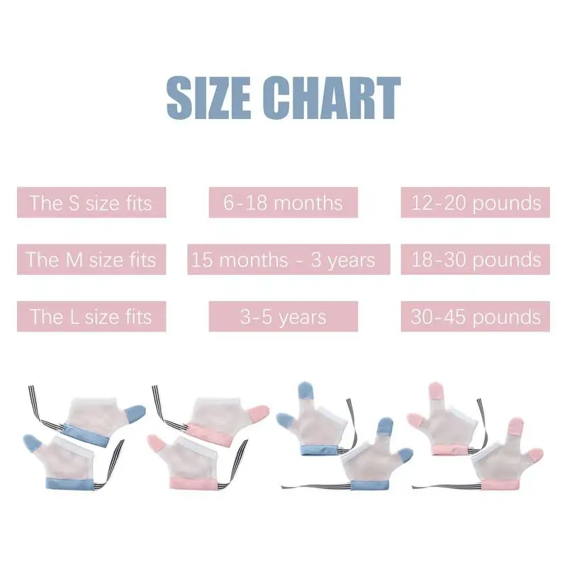 Finger Sucking Stop For Kids 1 Pair Adjustable Stop Thumb Sucking For Toddlers And Babies