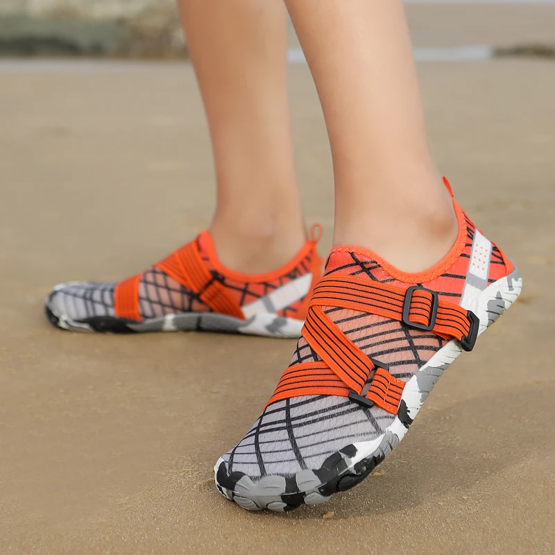 Men Swimming Water Shoes Women Barefoot Aqua Shoes Upstream Outdoor Beach Sandals Yoga River Sea Diving Surfing Wading Sneakers