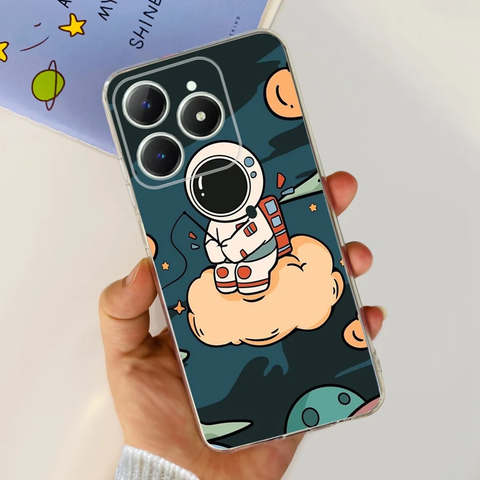 Cute Love Heart Soft Clear Silicone Protective Phone Case