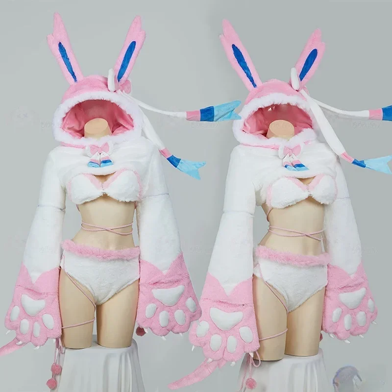 Sylveon Nymphali Feelinara Cosplay Costume For Halloween Christmas Festival Party Daily Fashionable role-playing costumes - AliExpress 200000532