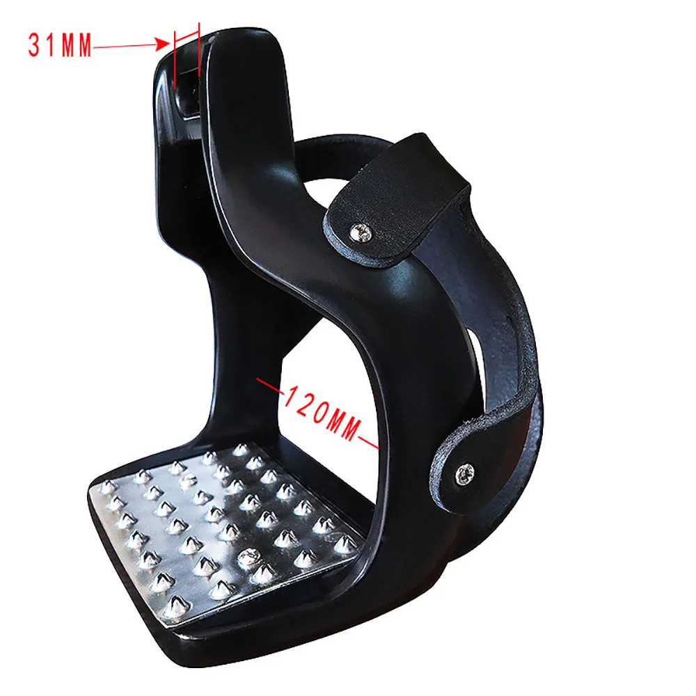 Horse Riding Safety Stirrups Flexible Die-Cast Aluminum Saddle with Net Cover Pedal Non-slip Horse Saddle Pedal Horse equipment 3