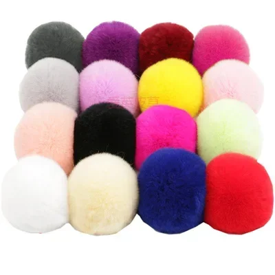 Fluffy Pom Pom Balls - Assorted Sizes for Crafts & Fashion Accessories