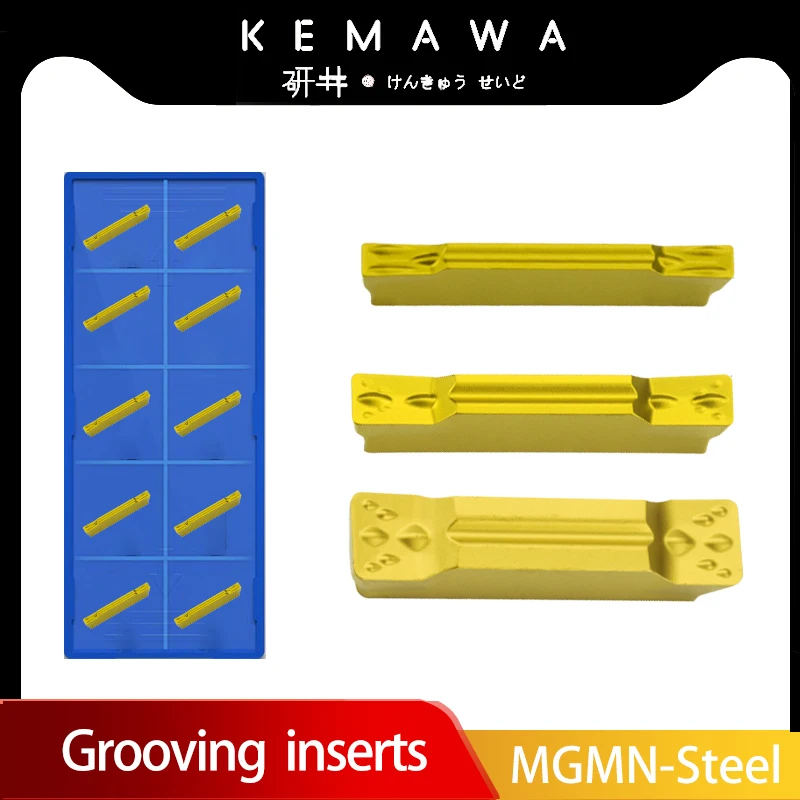 

KEMAWA Carbide Inserts Grooving blades MGMN150 MGMN 200 G MGMN250 MGMN300 M MGMN400 MGMN500 NC3030 Lathe Cutter MGEHR MGEHL