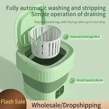 BAAD Compact 8L Washing Machine Ideal Forstudents Clothes Portable & Efficient EU Plug 1