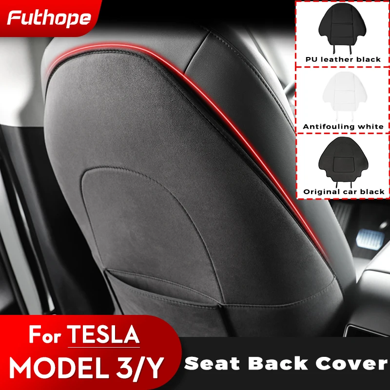FuthopeCarSeatBackChildAntiKickPadforTeslaModel3YProtector