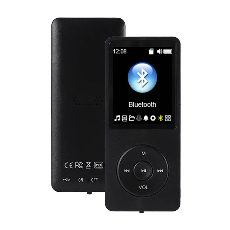 Compact Digital Media Player with USB Charging and Display