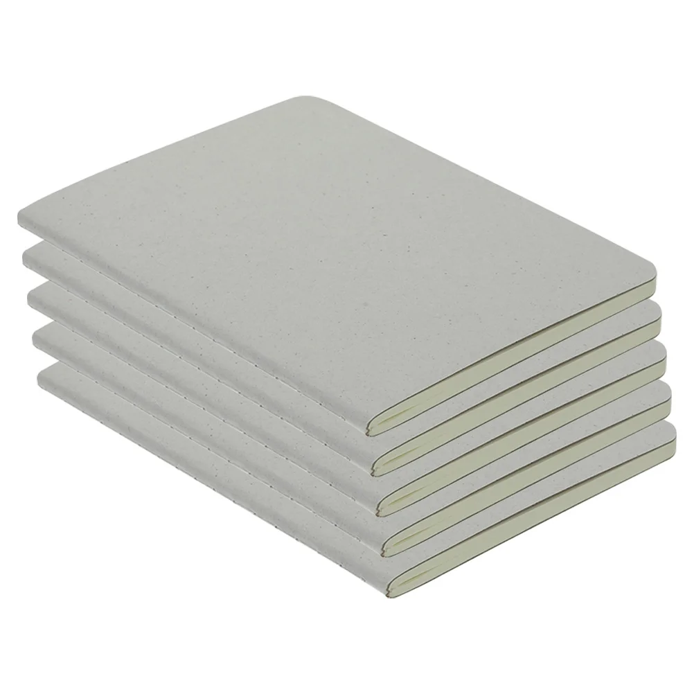 5 Pcs Blank Notepad Painting Supplies Drawing Pocket Portable Sketchbooks Paper Travel