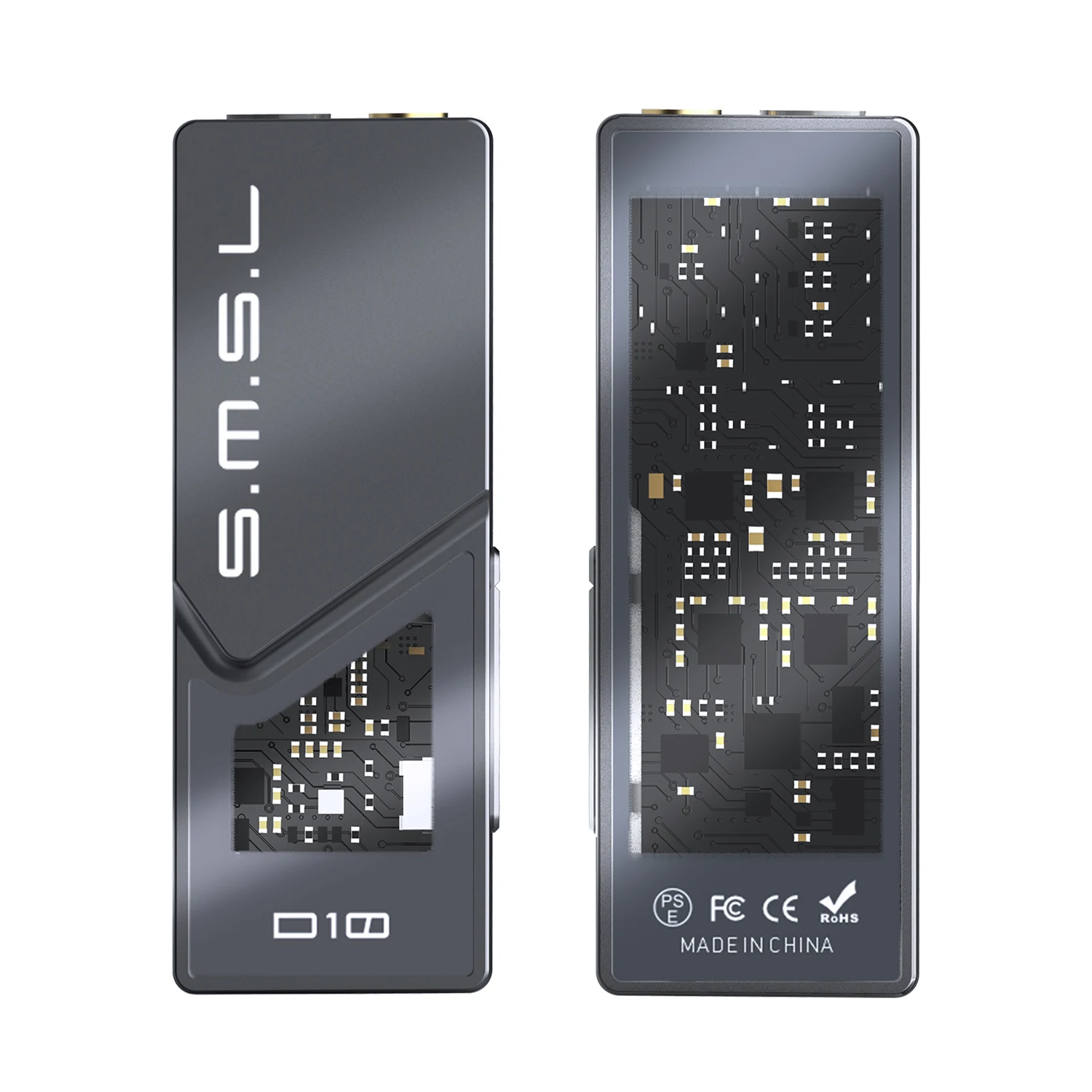 Headphone Amplifier Earphone Amplifier Adapter Audio Decoder SMSL D10 Portable USB Balanced DAC Digital Music Audio with CS43131x2 DAC Chip 4.4mm DSD256 PCM 32Bit/384kHz