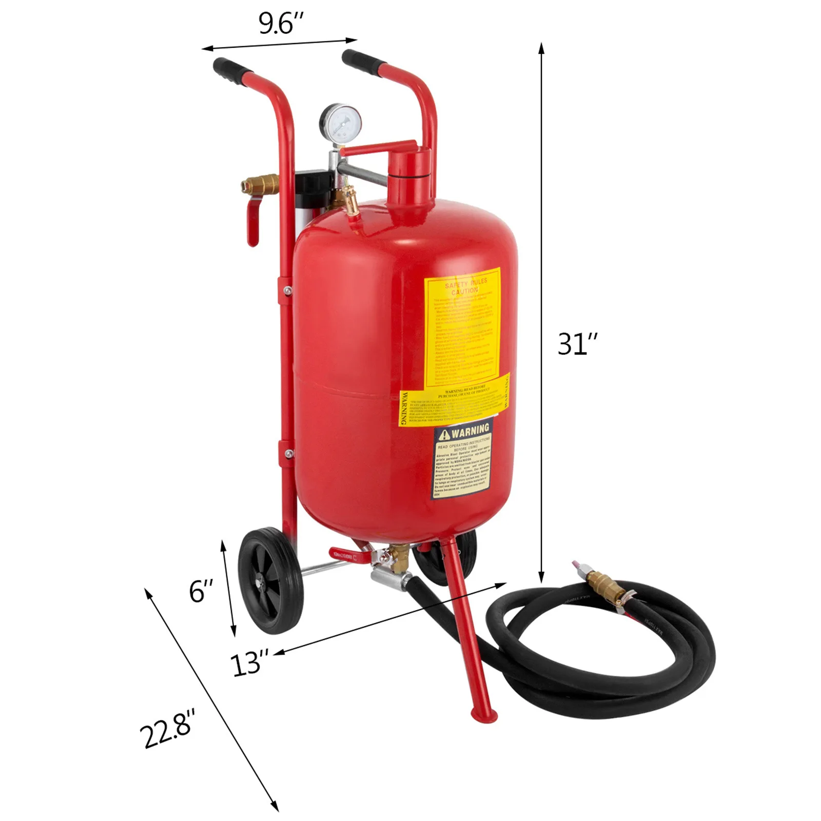 Portable Steel Sand Blaster Kit for Surface Treatment