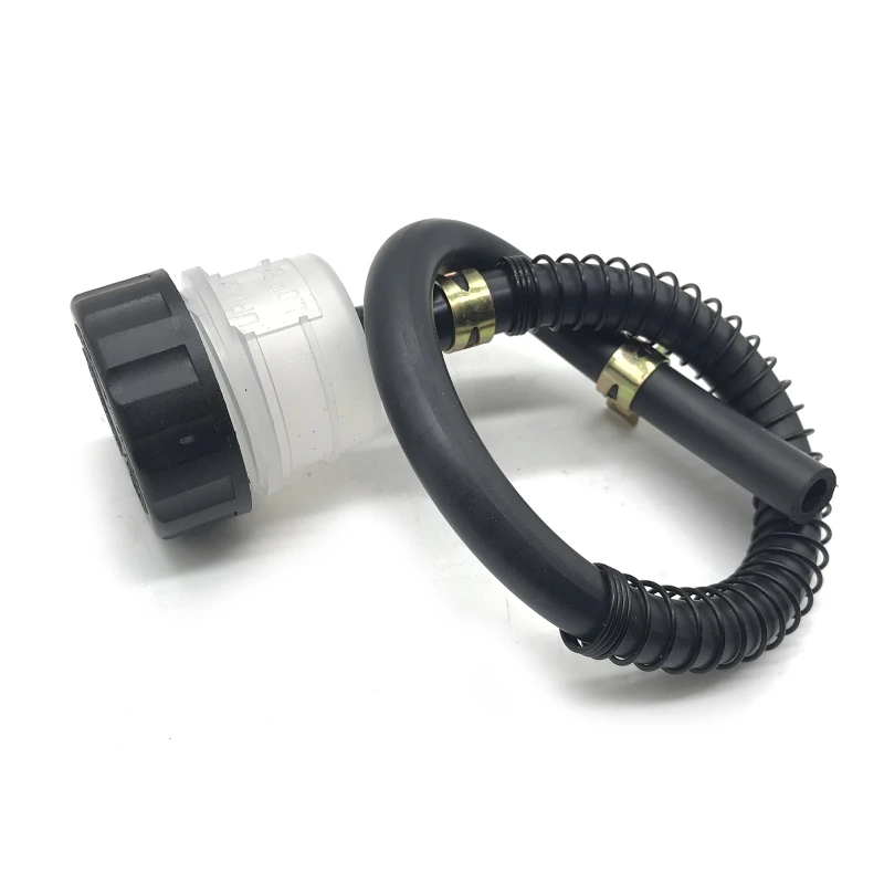 오토바이 브레이크 마스터 실린더 브레이크 펌프 탱크 오일 컵 유체 병 저수지 50CC 70CC 110CC 1 용 호스 라인