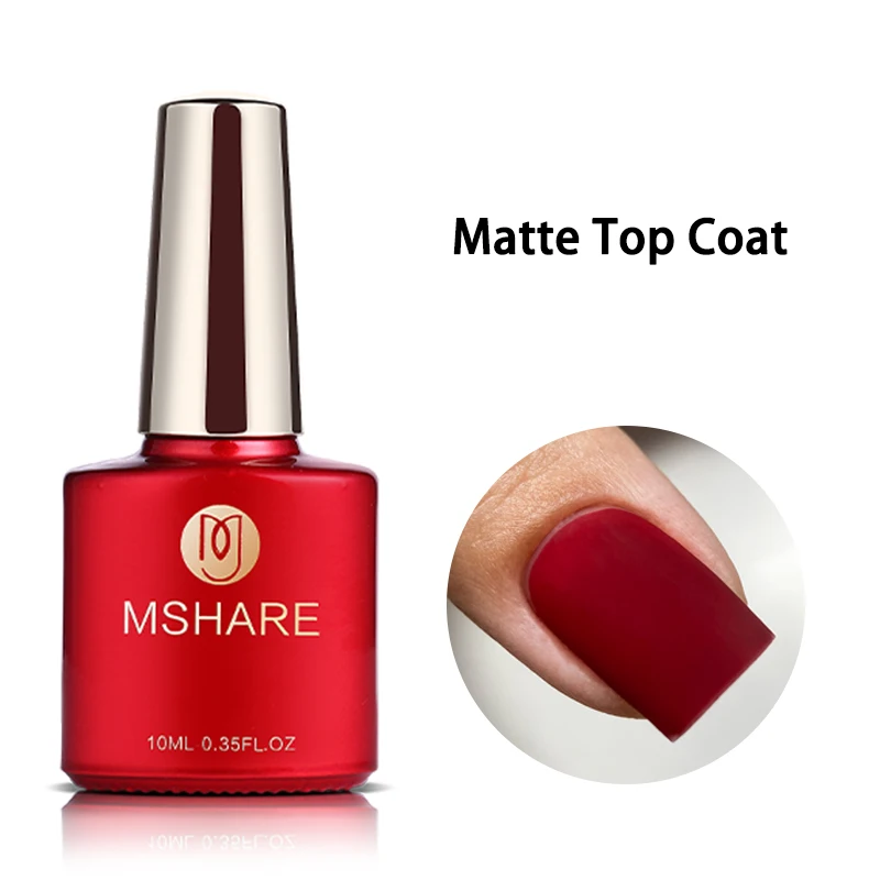 MSHARE 10ml Nail Base & Top Gel Set with Primer and Dehydrator