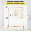 Rack, Industrial Grade Base Garment Rack, Height Adjustable Rolling Garment Rack, Sturdy Base Clothing Rack 4