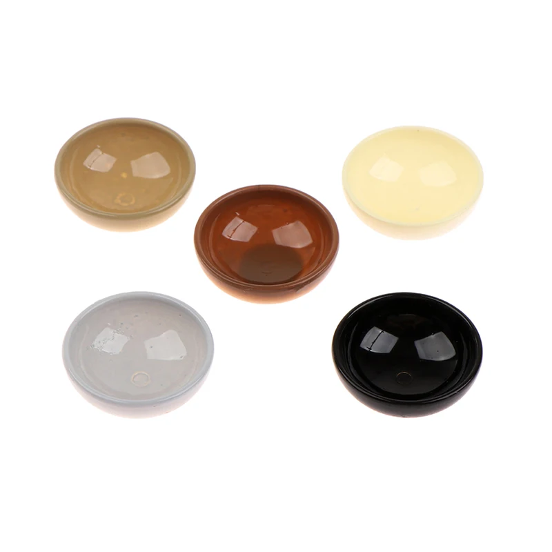 10pcs Miniature Bowl Dish Round 1/12 Scale Doll House Kitchen Dinning Accessory