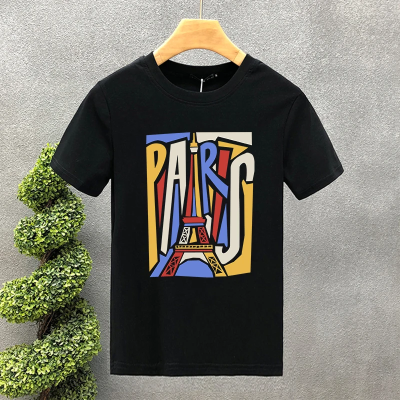 2024 2yk Design For Men's T-shirt Cotton High Quality Paris Printing Summer Tees Brand Tops Unisex Oversized S-7XL_voghion.com