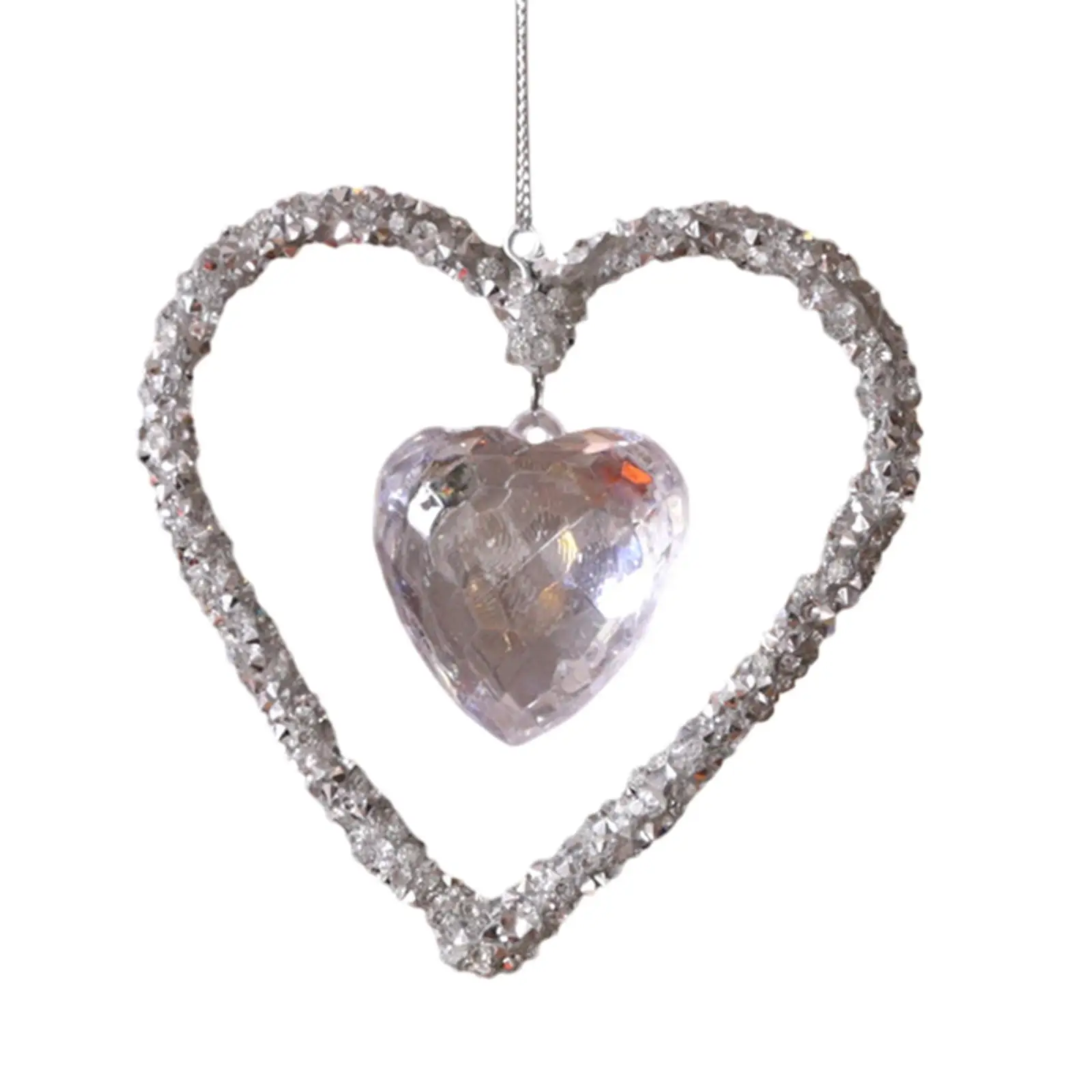 

Christmas Tree Decoration Clear Christmas Hanging Artificial Crystal Centerpiece for Wedding Door New Year Wreath Garland