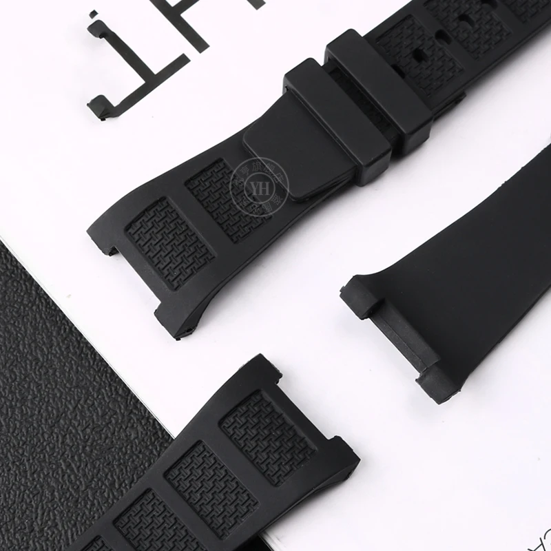Silicone Rubber Watch Band for IWC Ingenieur Strap for Men 30 16mm IW323601 IW323608 Waterproof Watch Strap Bracelets Pin Buckle AliExpress