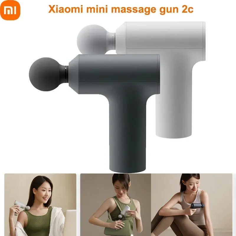 

NEW Xiaomi Mijia Mini Fascia Gun 2C Thrust 12kg Smart Gear Memory 350g Portable 2500rpm High Speed Pocket Massager For Men Women