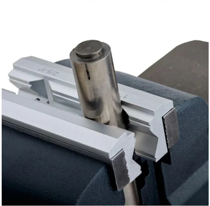 CNC Milling Steel Vise Hard Jaw Fixture V-Type Jaw Aluminum Alloy 4" 2pcs/set