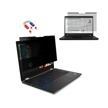 Pellicola magnetica per la privacy dello schermo del laptop da 14 "16:10 per Lenovo ThinkPad Dell Latitude HP Asus Notebook 304*190mm riutilizzabile rimovibile