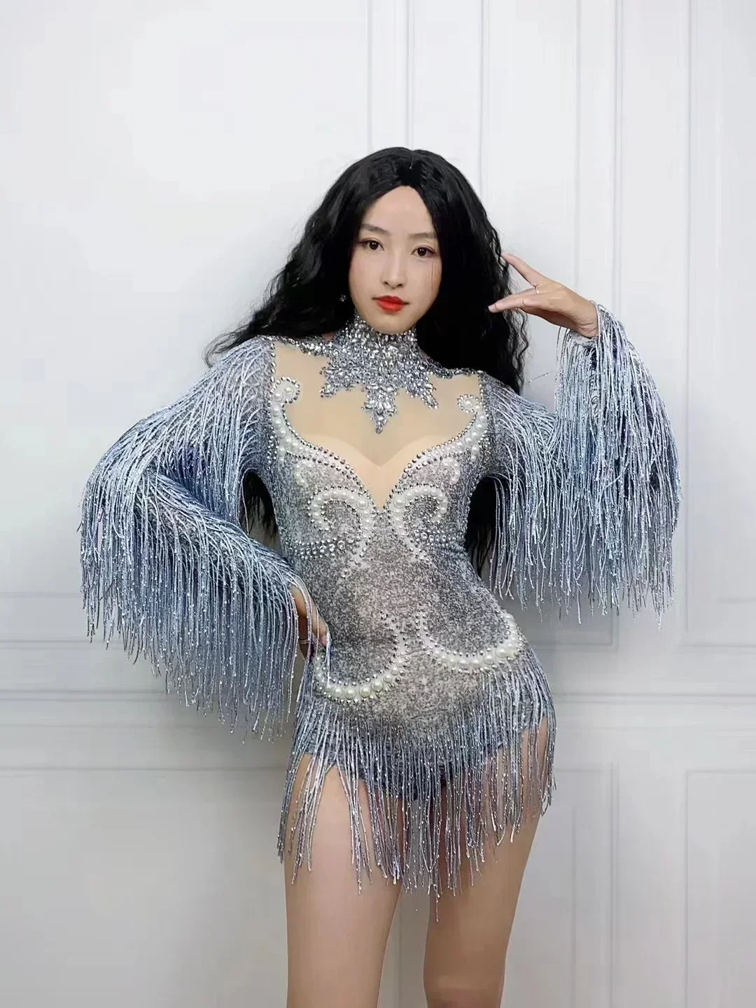 Sexy Strap Transparent High Waisted Outfit Set