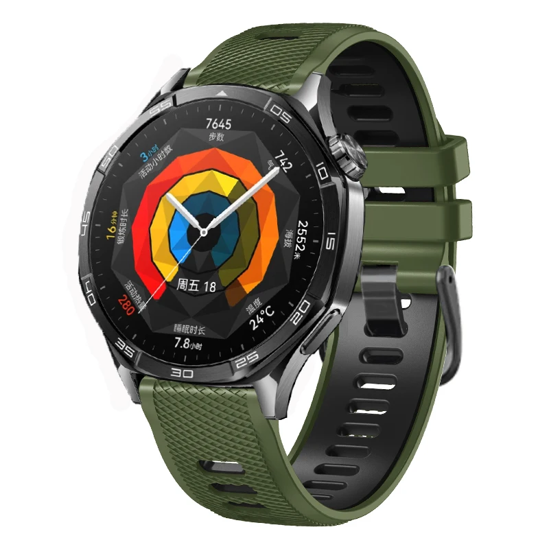 Premium 46mm Silicone Strap - Versatile Wristband Belt